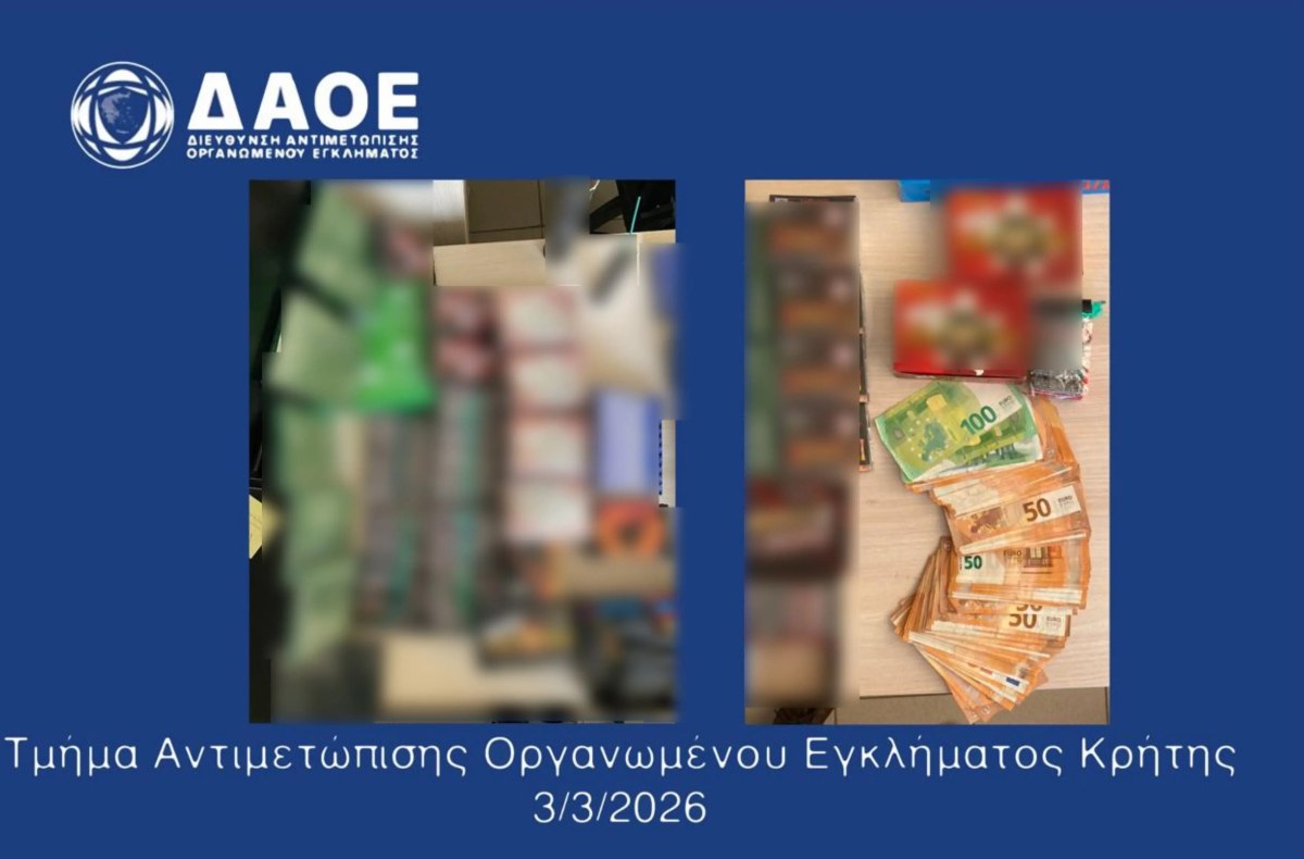 Κρήτη: Δύο συλλήψεις για όπλο, σφαίρες και χιλιάδες κροτίδες