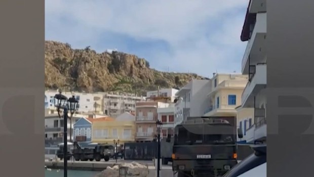 Έφτασαν στην Κάρπαθο οι πύραυλοι Patriot - Bίντεο με την άφιξή τους στο νησί