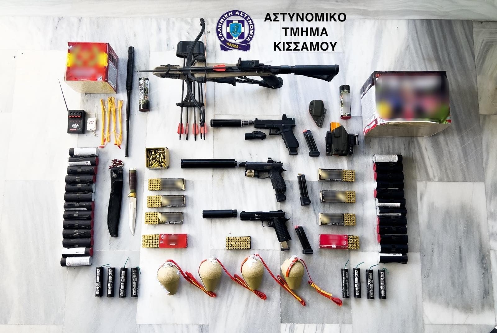 Κρήτη: Συνελήφθη 37χρονος που έφερνε μεγάλες ποσότητες βεγγαλικών από το εξωτερικό