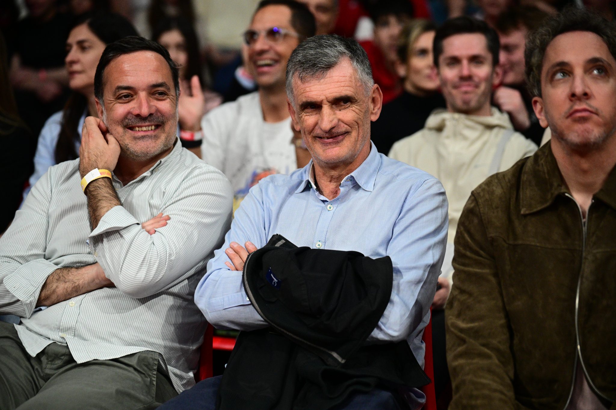 Στο ΣΕΦ για το Ολυμπιακός - Παναθηναϊκός Μεντιλίμπαρ, Πάσπαλι και Κωστούλας (vid+pics)