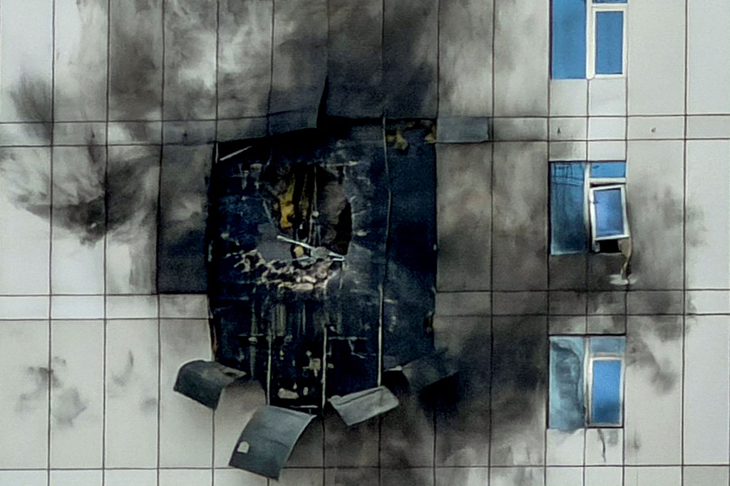 Κατεστραμμένο κτίριο Μπαχρέιν