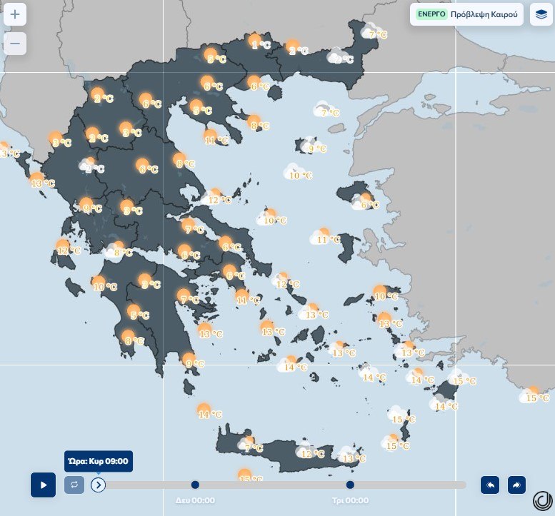 Καιρός: Παραμένει το ανοιξιάτικο σκηνικό την Κυριακή στις περισσότερες περιοχές - Πού θα βρέξει
