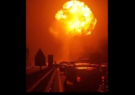 Μεγάλη έκρηξη φωτιάς