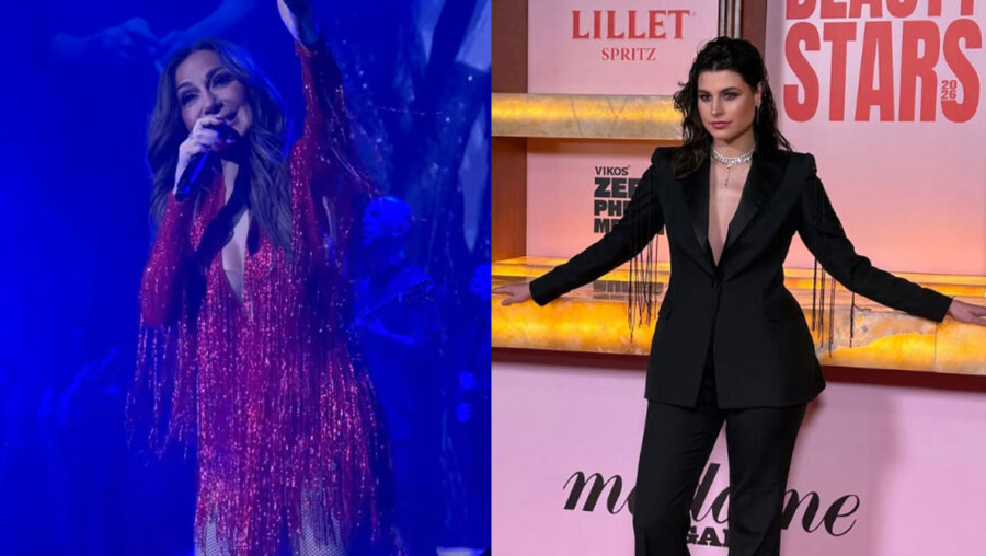 Η αφιέρωση της Δέσποινας Βανδή στη Δανάη Παππά on stage στα βραβεία Beauty Stars