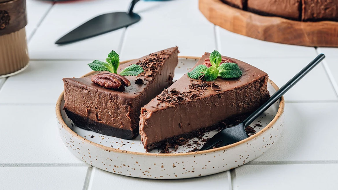 Σπιτικό cheesecake σοκολάτας - Γόβα Στιλέτο