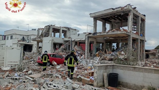 Ρώμη: Ισχυρή έκρηξη με δύο σοβαρά τραυματίες - Τρεις πολυκατοικίες κατέρρευσαν