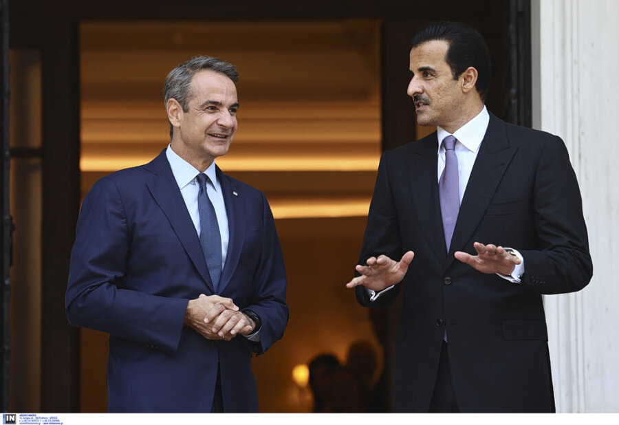 Τηλεφωνική επικοινωνία Μητσοτάκη με τον εμίρη του Κατάρ – Τι συζήτησαν