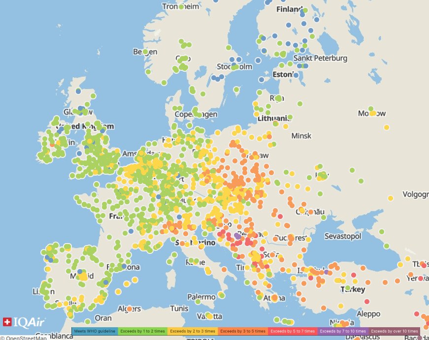 Πού στην Ευρώπη αναπνέουμε πραγματικά καθαρό αέρα;
