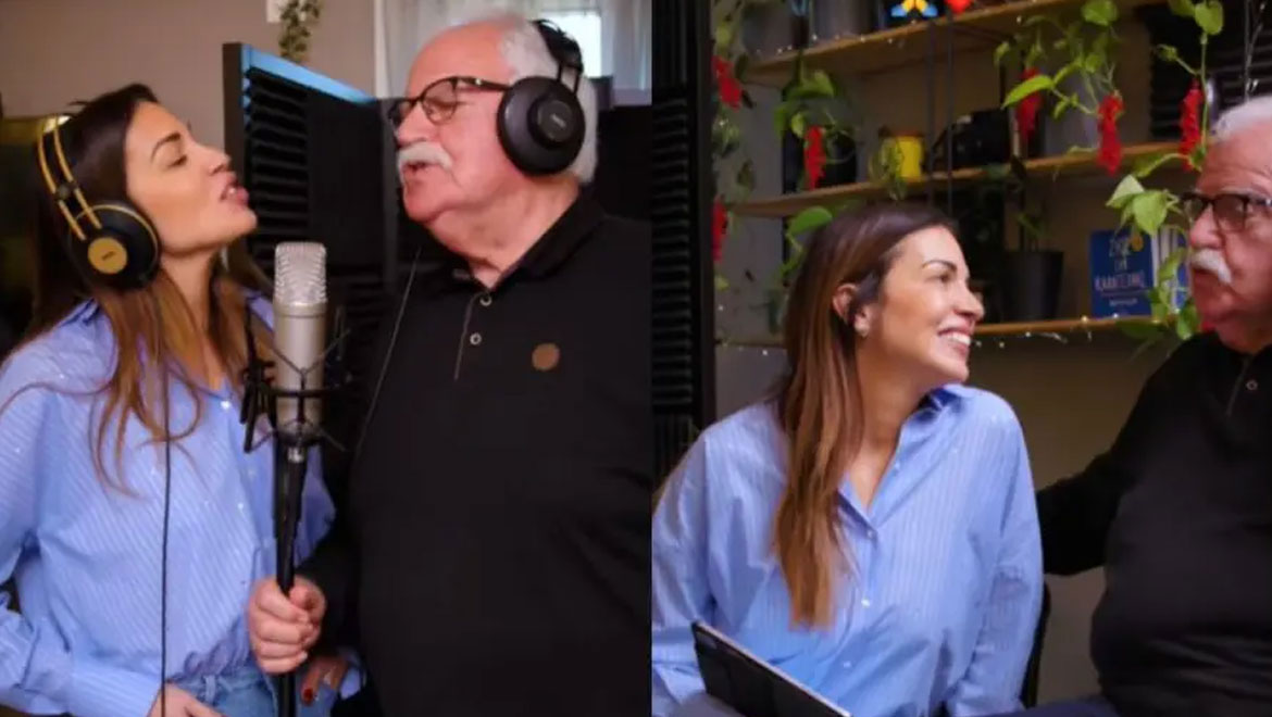 Ελένη Χατζίδου: Τραγουδά μαζί με τον πατέρα της και συγκινεί!