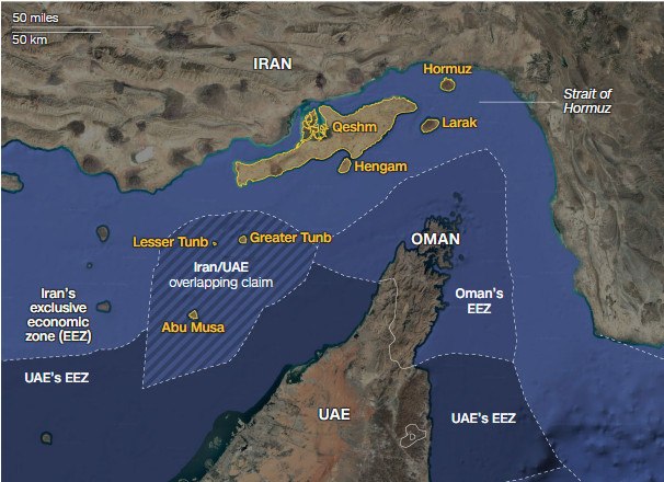 Αυτά είναι τα επτά νησιά που κρατούν τα κλειδιά του Στενού του Ορμούζ