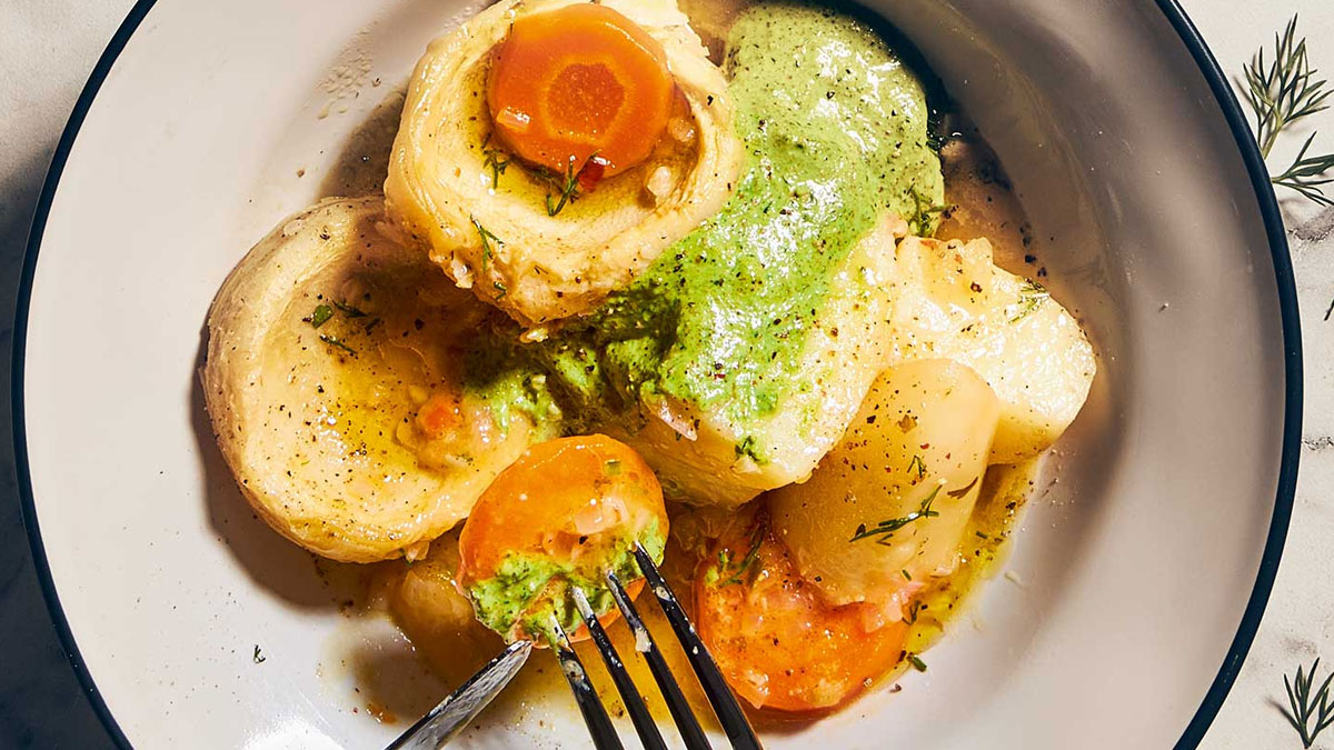 Το πιο αρωματικό πιάτο της άνοιξης: Αγκινάρες με πέστο μυρωδικών