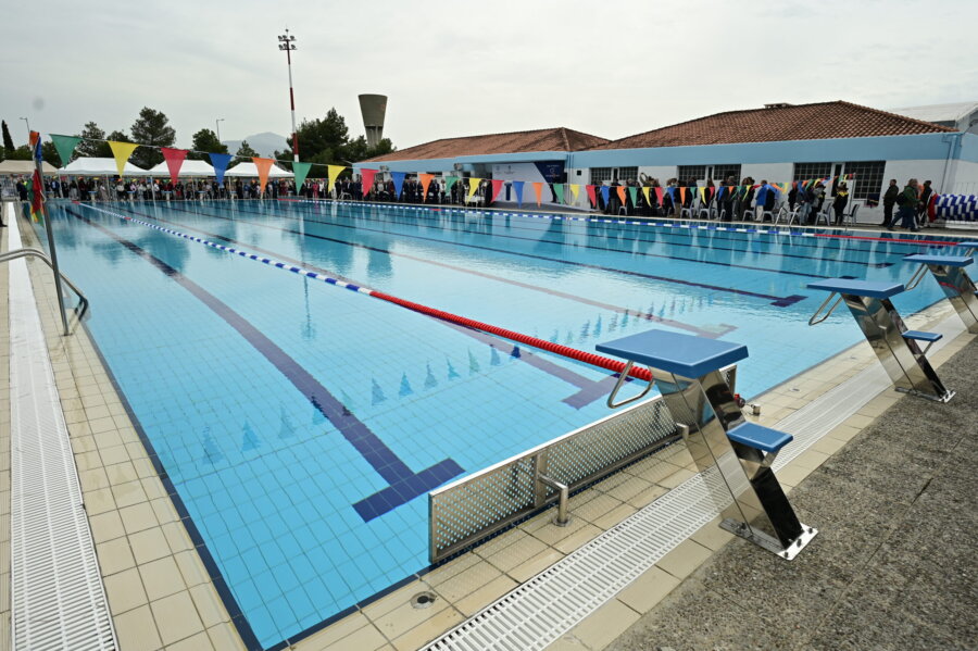 [376392] ΕΚΔΗΛΩΣΗ ΓΙΑ ΤΗΝ ΕΠΑΝΑΛΕΙΤΟΥΡΓΙΑ ΤΟΥ ΚΟΛΥΜΒΗΤΗΡΙΟΥ ΣΤΟ ΟΛΥΜΠΙΑΚΟ ΧΩΡΙΟ ΠΑΡΟΥΣΙΑ ΤΟΥ ΠΡΩΘΥΠΟΥΡΓΟΥ ΚΥΡΙΑΚΟΥ ΜΗΤΣΟΤΑΚΗ  (ΜΙΧΑΛΗΣ ΚΑΡΑΓΙΑΝΝΗΣ/EUROKINISSI)