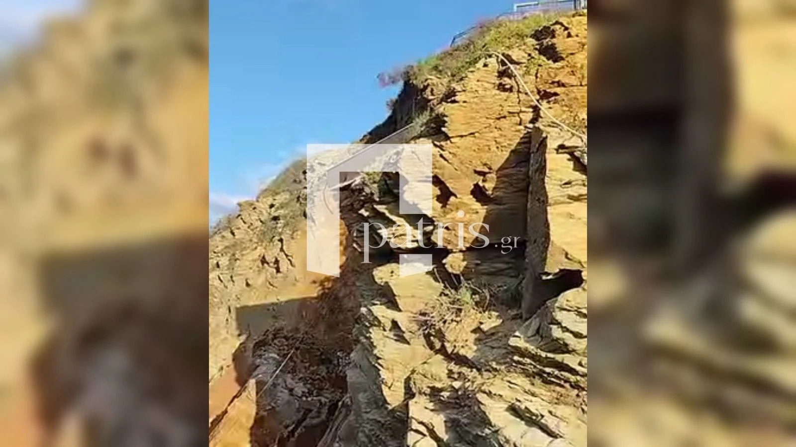 Αναστάτωση από κατολίσθηση στην Κρήτη: Βράχοι έπεσαν σε θάλασσα