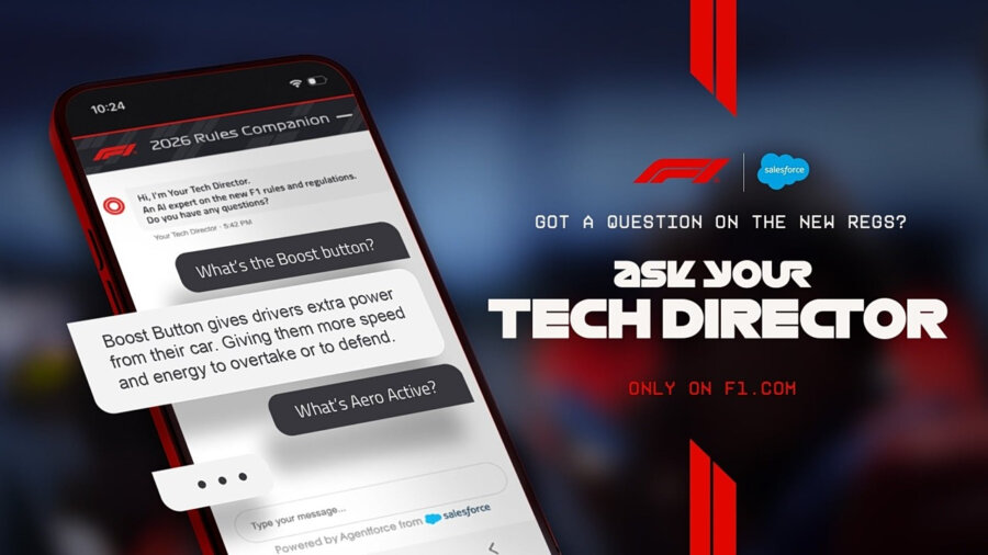 Salesforce: Ενισχύεται η συνεργασία με την Formula 1