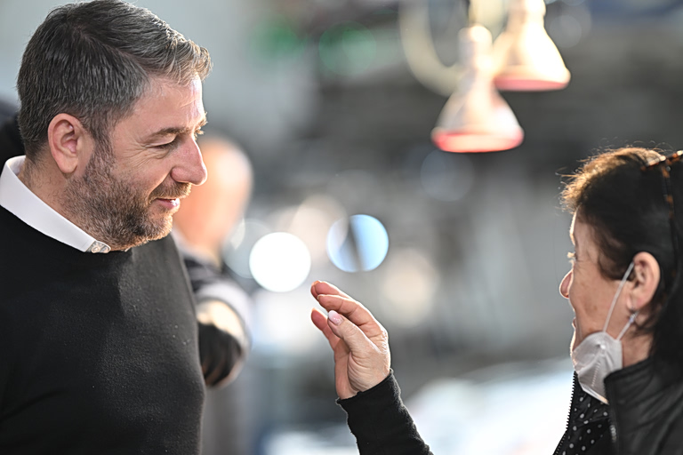 Ο Νίκος Ανδρουλάκης