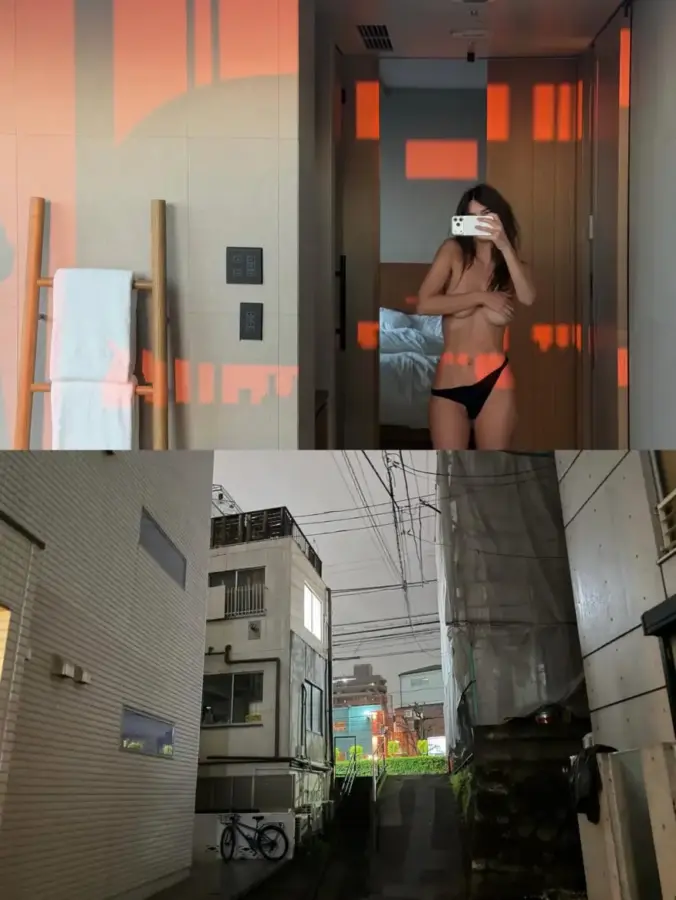 Emily Ratajkowski: Η topless φωτογραφία της από το ταξίδι της στην Ιαπωνία με τον Ρομέν Γαβρά