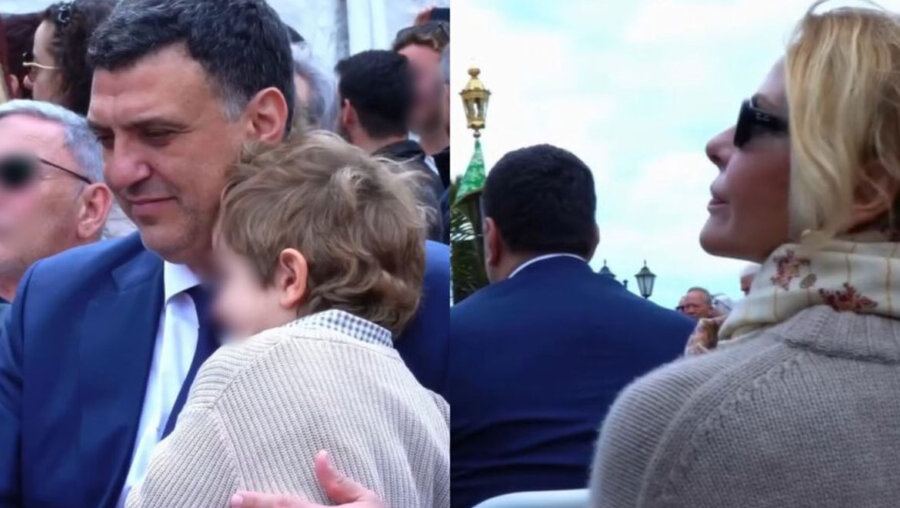 Βασίλης Κικίλιας: Πάσχα στην Πάτμο με την Τζένη Μπαλατσινού και τον γιο τους – Στιγμές οικογενειακής γαλήνης