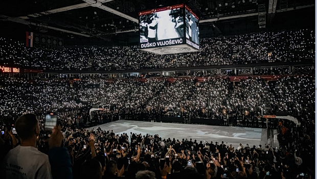 Παρτιζάν: Συγκινητικές στιγμές με τη Ζαλγκίρις, στο «αντίο» του Ντούσαν Βουγιόσεβιτς (vid+pics)