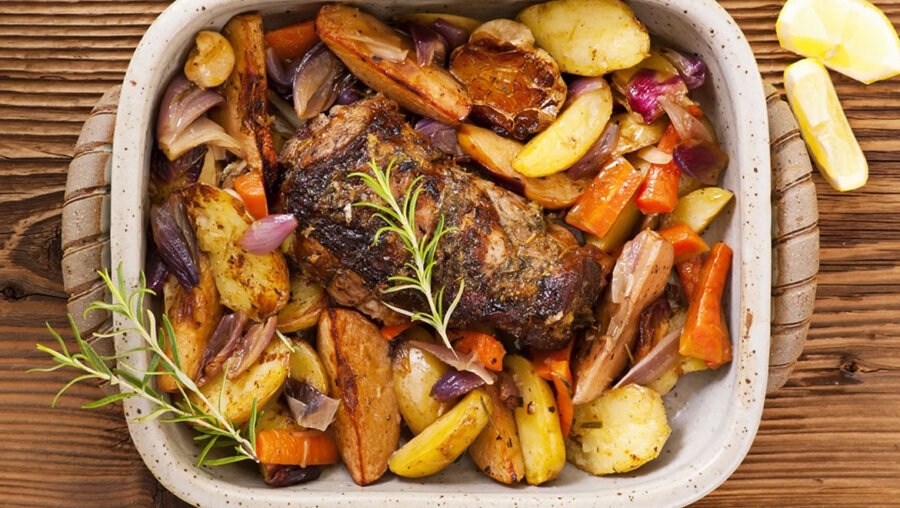 Ψητό αρνί στο φούρνο - Γόβα Στιλέτο