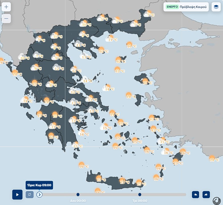Καιρός: Ανοιξιάτικο σκηνικό με μικρή άνοδο της θερμοκρασίας - Πού θα βρέξει μετά το μεσημέρι