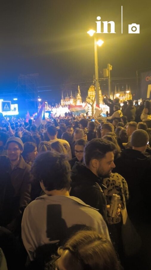 Ουγγαρία: Πανηγυρισμοί στη Βουδαπέστη για την πτώση Όρμπαν