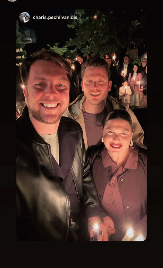 Δανάη Μπάρκα: Πάσχα στην Καλαμάτα με τον Φάνη Μπότση