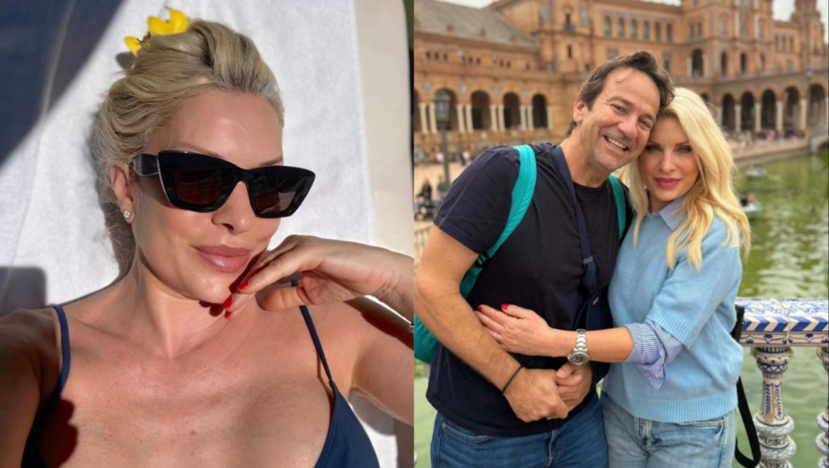 Ελένη Μενεγάκη: Οι νέες φωτογραφίες της με τον Μάκη Παντζόπουλο από τις διακοπές τους στην Ισπανία