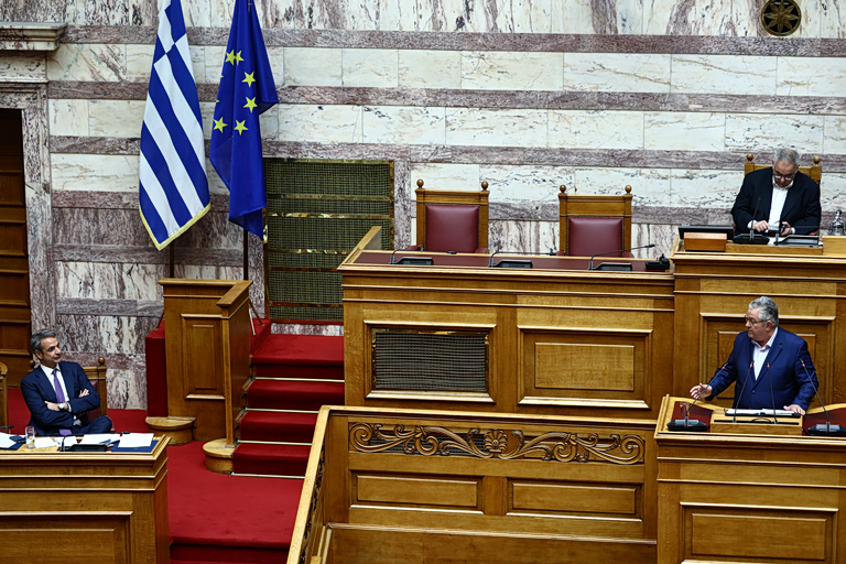 Ο ΓΓ της ΚΕ του ΚΚΕ, Δημήτρης Κουτσούμπας