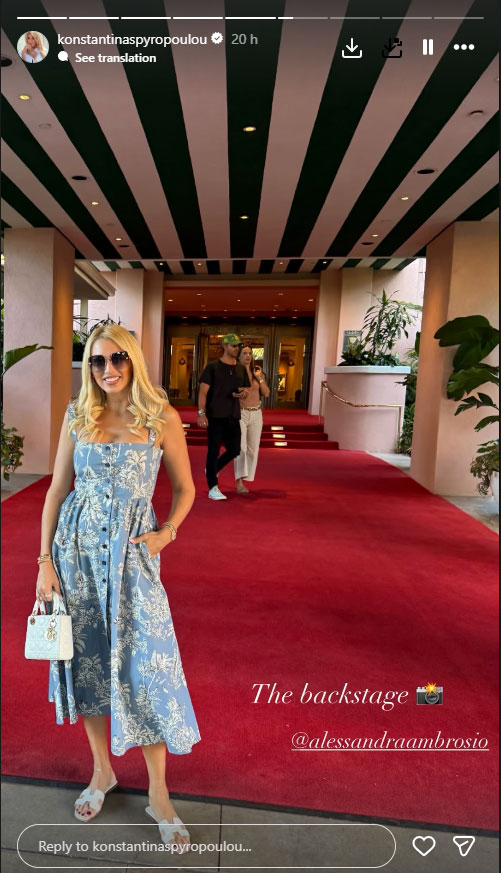 Κωνσταντίνα Σπυροπούλου: Όταν η Alessandra Ambrosio πέρασε…πίσω από τη φωτογραφία της