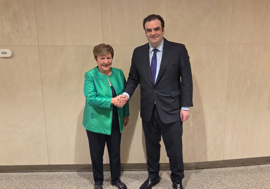 Πιερρακάκης: Συνάντηση με τη Γκεοργκίεβα στο ΔΝΤ – Η ελληνική οικονομία σε τροχιά ανάπτυξης