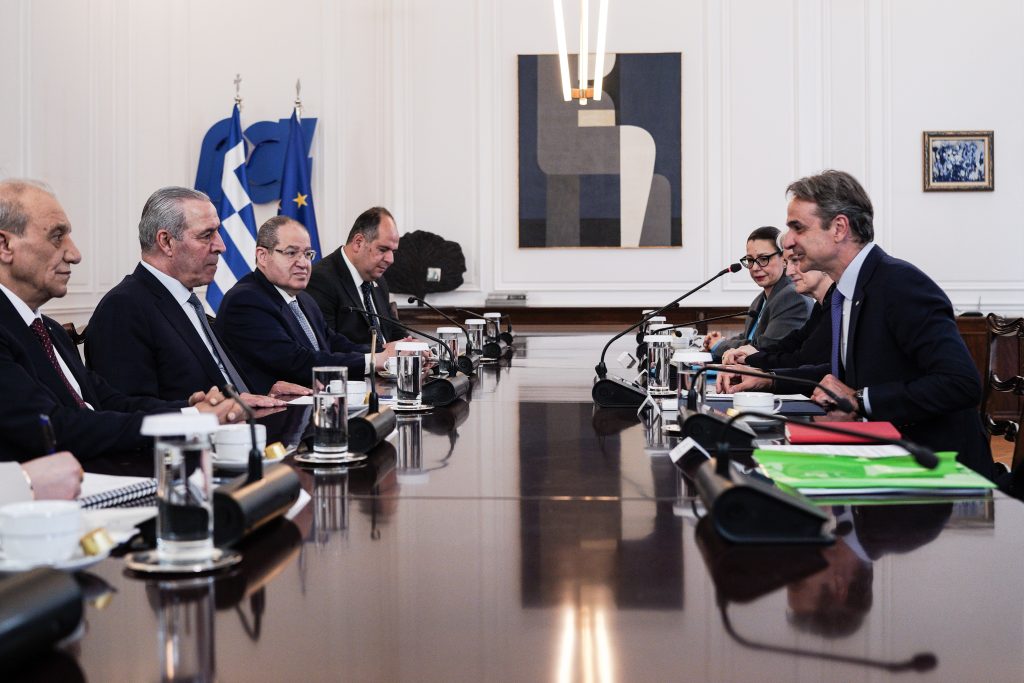 Τι μετέδωσαν οι Παλαιστίνιοι για τη συνάντηση με Μητσοτάκη