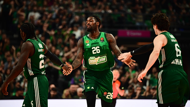 Παναθηναϊκός – Αναντολού Εφές 97-62: Μια καλή... προπόνηση πριν τα play-in για τους «πράσινους»