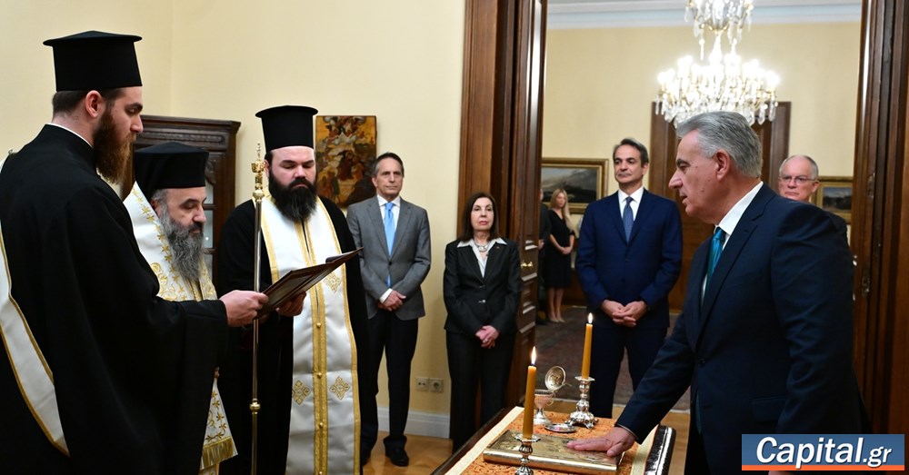 Ορκίστηκε ο νέος υφυπουργός Αγροτικής Ανάπτυξης και Τροφίμων, Αθανάσιος...