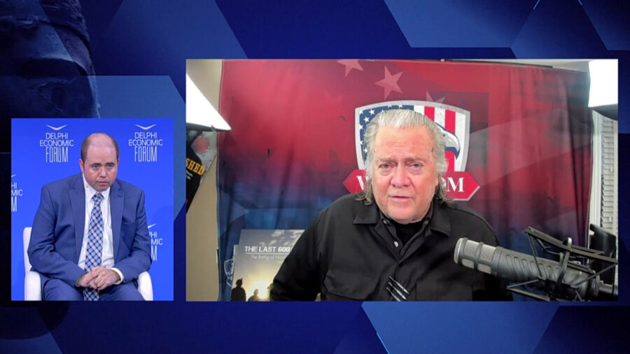 Στιβ Μπάνον: Oι εκλογές του 2020 στις ΗΠΑ «εκλάπησαν» – Υπερδύναμη η Ελλάδα