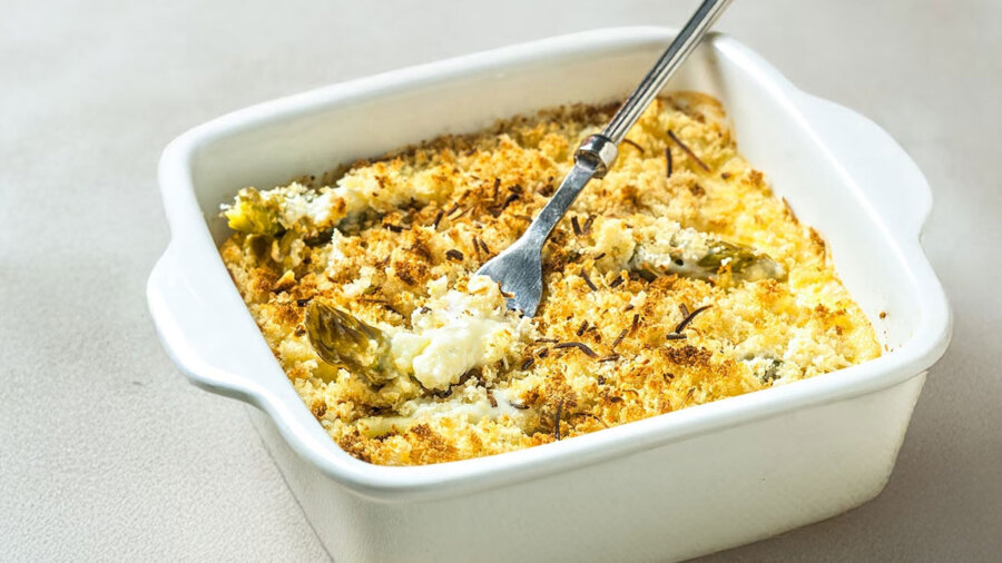 Σπαράγγια ογκρατέν: Το πιο κρεμώδες πιάτο της άνοιξης