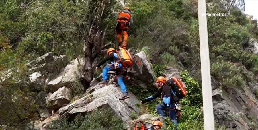 Άσκηση της ΕΜΑΚ στην κοιλάδα των Τεμπών 