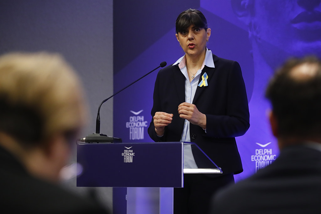 Ο Γεωργιάδης στην πρώτη σειρά για την ομιλία της Κοβέσι