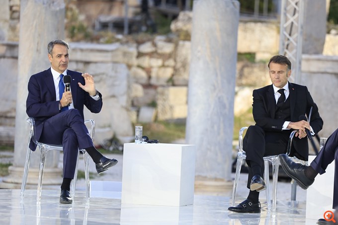 Live από τη Ρωμαϊκή Αγορά - Εμ. Μακρόν: Οι πρόεδροι ΗΠΑ, Ρωσίας και Κίνας είναι απέναντι στην Ευρώπη - Η Γαλλία είναι εδώ όποτε απειληθεί η κυριαρχία της Ελλάδας