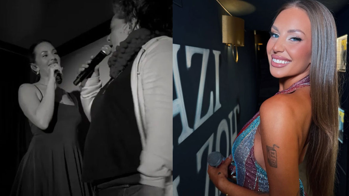 Η Ανδρομάχη τραγούδησε με τη Ματούλα Ζαμάνη στην Τήνο - Δείτε το βίντεο