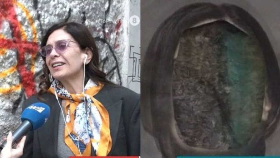 Ξαναβρήκε το… «πρόσωπό» της η Κατερίνα Διδασκάλου - Αποκαταστάθηκε η μαρκίζα έξω από το θέατρο Φίατ