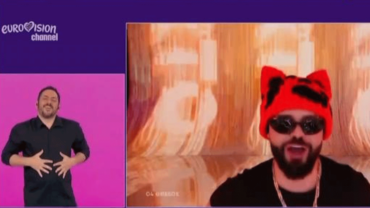 Eurovision 2026: Viral ο διερμηνέας νοηματικής στο Ferto