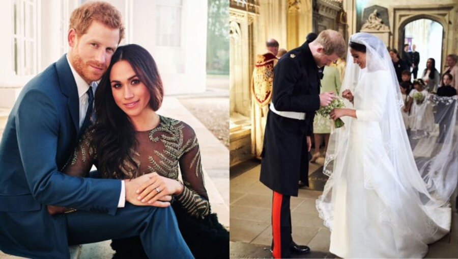 Meghan Markle - Πρίγκιπας Harry: Δείτε αδημοσίευτες φωτογραφίες από τον πολυσυζητημένo γάμο τους