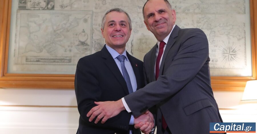 Στην εμβάθυνση των σχέσεων Ελλάδας-Ελβετίας σε άμυνα, επενδύσεις και...