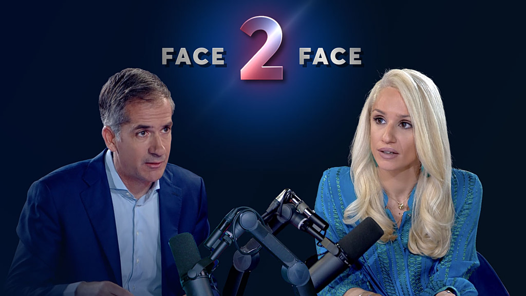 Κώστας Μπακογιάννης στο Face2Face με την Κατερίνα Παναγοπούλου: Από τον «Μεγάλο Περίπατο» και τον Δούκα μέχρι την τρομοκρατία και τα Τέμπη