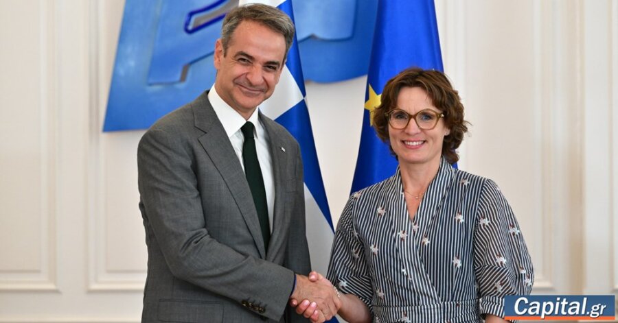 Συνάντηση Κ. Μητσοτάκη με την Ευρωπαία Επίτροπο Περιβάλλοντος με επίκεντρο...