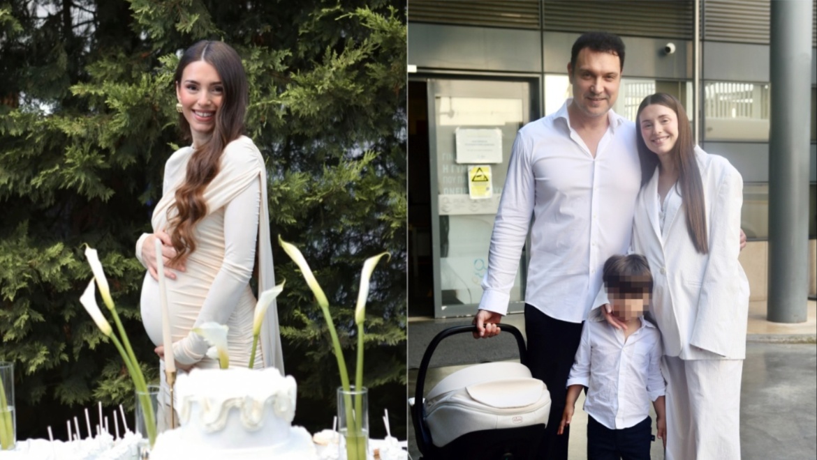 Ιωάννα Σιαμπάνη: Οι πρώτες φωτογραφίες μέσα από το μαιευτήριο με το νεογέννητο γιο της