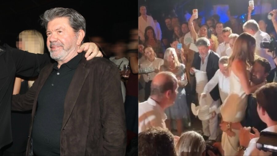 Γιάνννης Λάτσιος: Δείτε τον να σπάει πιάτα στο pre wedding party της Αμαλίας Κωστοπούλου στο Costa Navarino