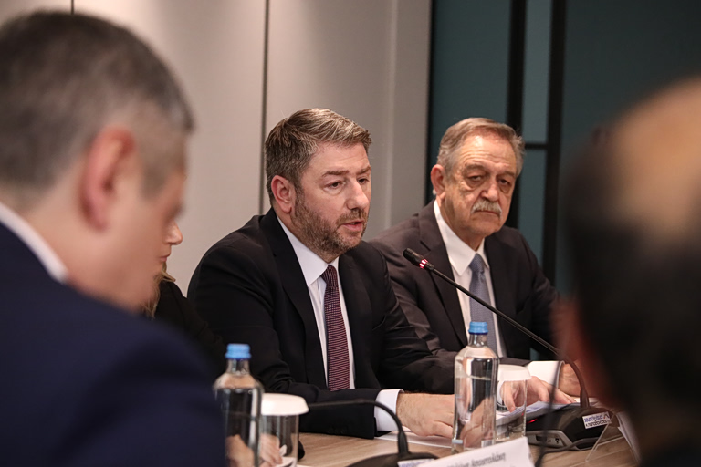 Νίκος Ανδρουλάκης και Πάρις Κουκουλόπουλος