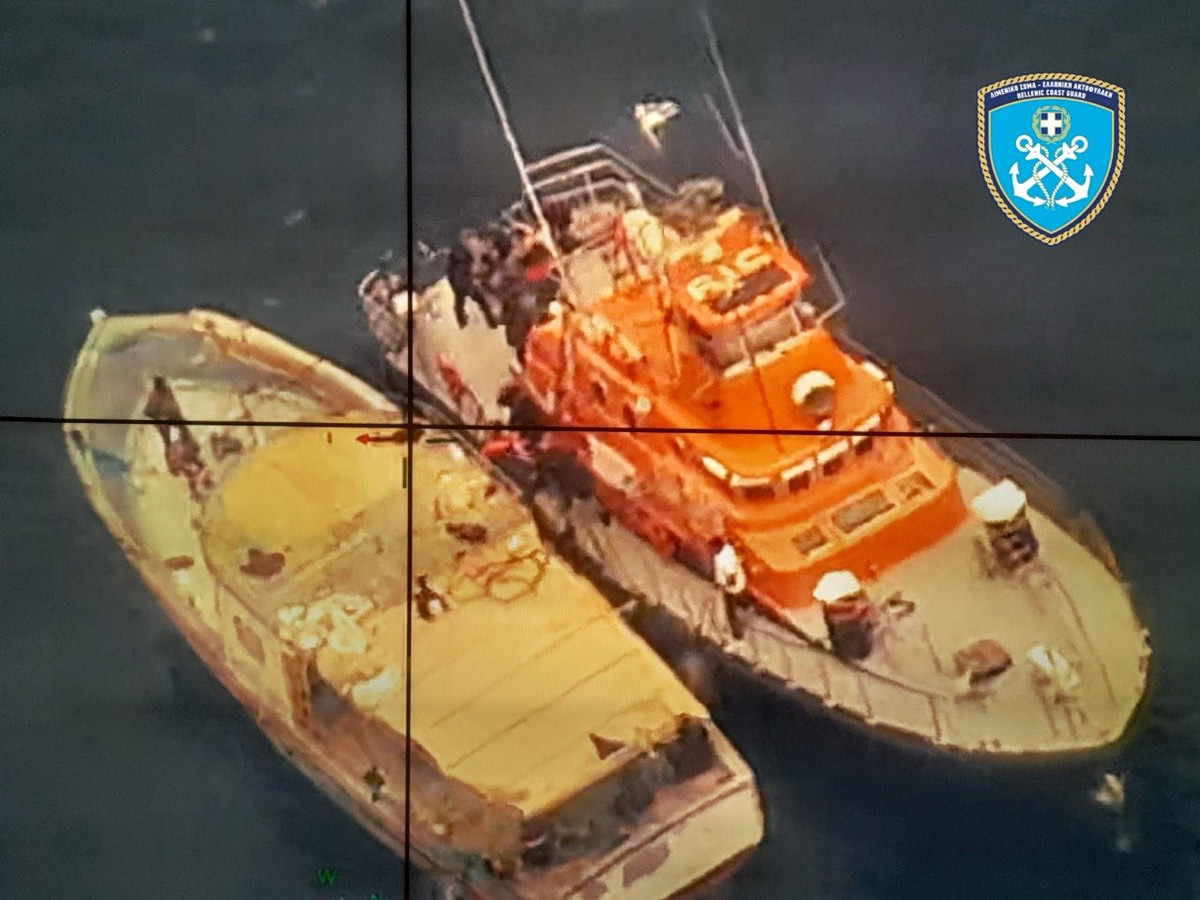 Κρήτη: Επιχείρηση περισυλλογής 192 αλλοδαπών από αλιευτικό σκάφος νότια των Καλών Λιμένων