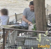 Αποκλειστικές φωτογραφίες! Ο Πάνος Ιωαννίδης σε σπάνιες οικογενειακές στιγμές με τον γιο του στο Πήλιο